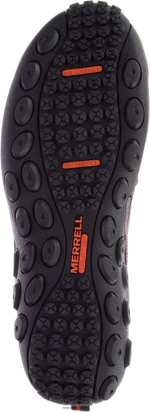 Männer Merrell Espresso Dschungel-Moc-Leder-Arbeitsschuh mit breiter Zehenpartie Schuhe PTTR4P487