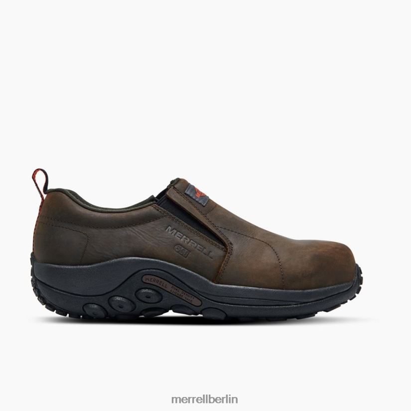 Männer Merrell Espresso Dschungel-Moc-Leder-Comp-Toe-SD+-Arbeitsschuh Schuhe PTTR4P705
