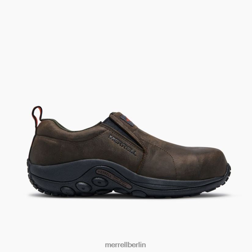 Männer Merrell Espresso Jungle Moc-Leder-Arbeitsschuh mit Zehenpartie Schuhe PTTR4P346