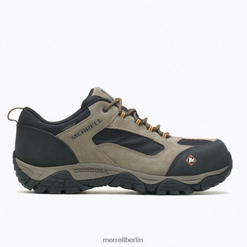 Männer Merrell Nussbaum Moab Onset wasserdichter Comp-Zehen-Arbeitsschuh Schuhe PTTR4P385