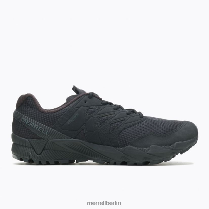 Männer Merrell Schwarz Agility Peak taktischer Schuh Schuhe PTTR4P503