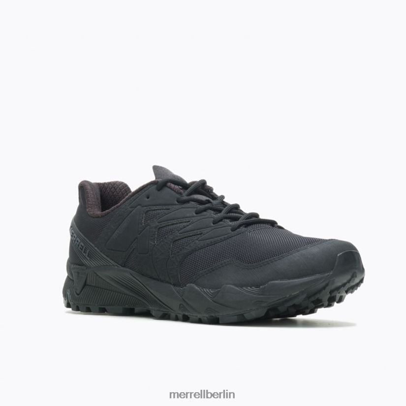 Männer Merrell Schwarz Agility Peak taktischer Schuh Schuhe PTTR4P503
