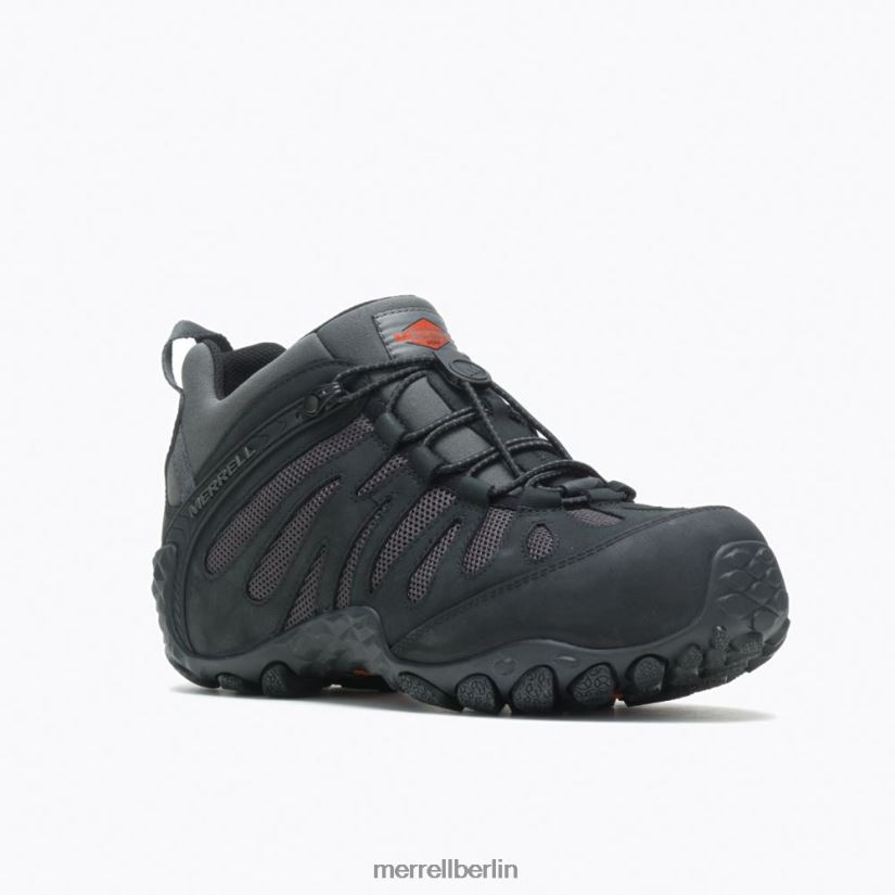 Männer Merrell Schwarz Chamäleon-Fluss-Stretch-Kohlenstofffaser Schuhe PTTR4P679