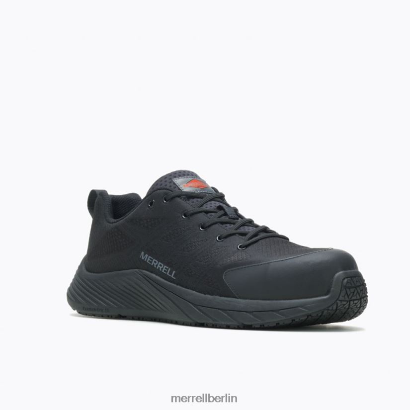 Männer Merrell Schwarz Moab Flight Carbonfaser breite Breite Schuhe PTTR4P439