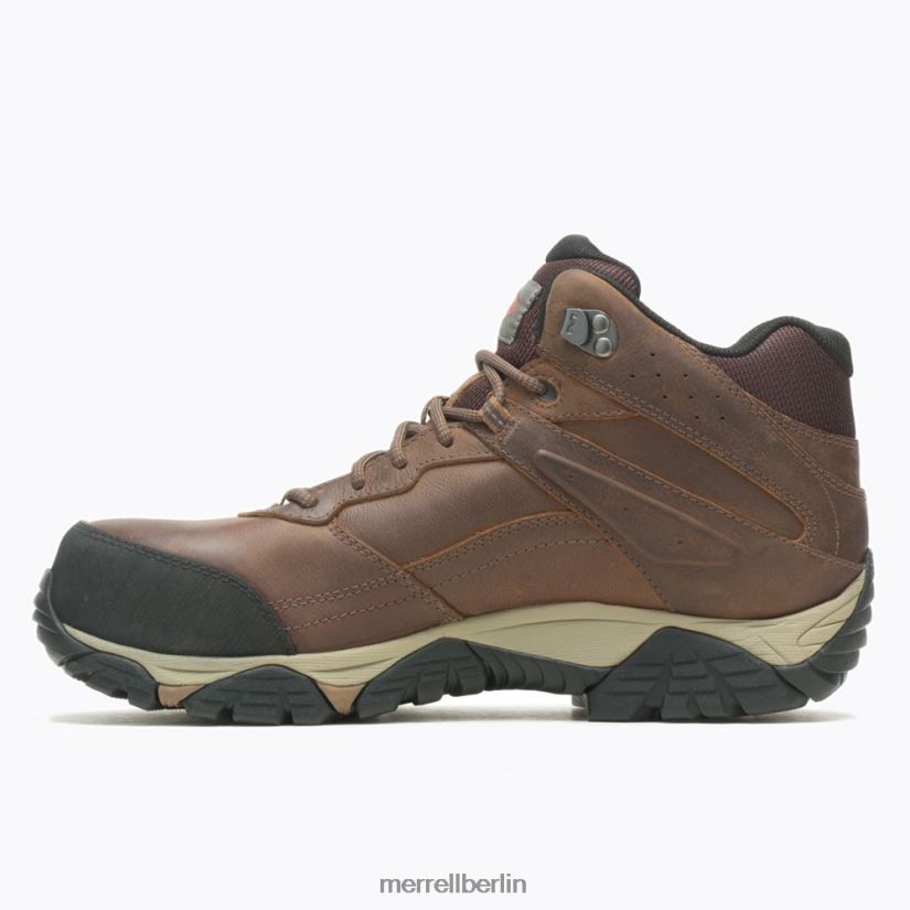Männer Merrell Toffee Moab Adventure Mid wasserdichte Carbonfaser mit breiter Weite Schuhe PTTR4P494