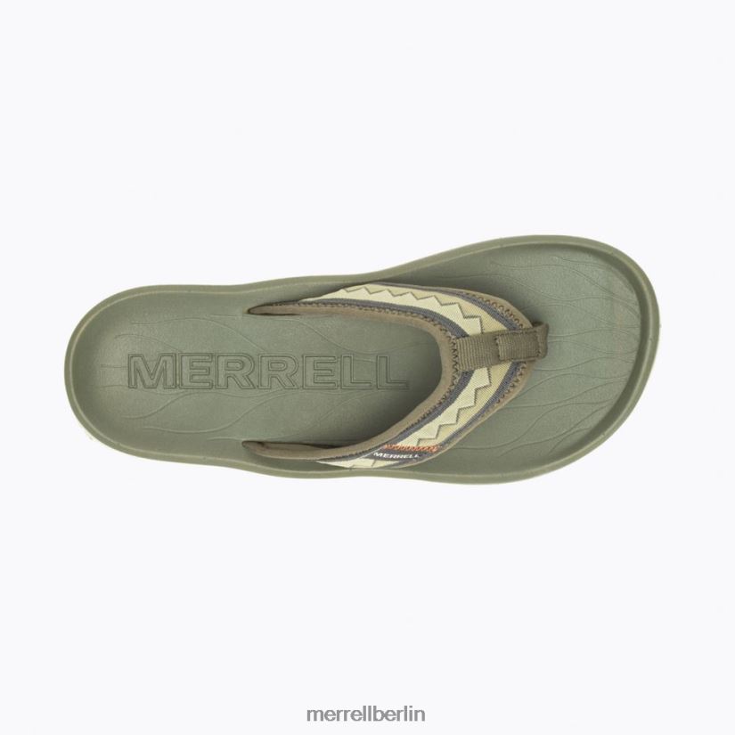 Männer Merrell Olive Hütte Ultra Flip Schuhe PTTR4P119