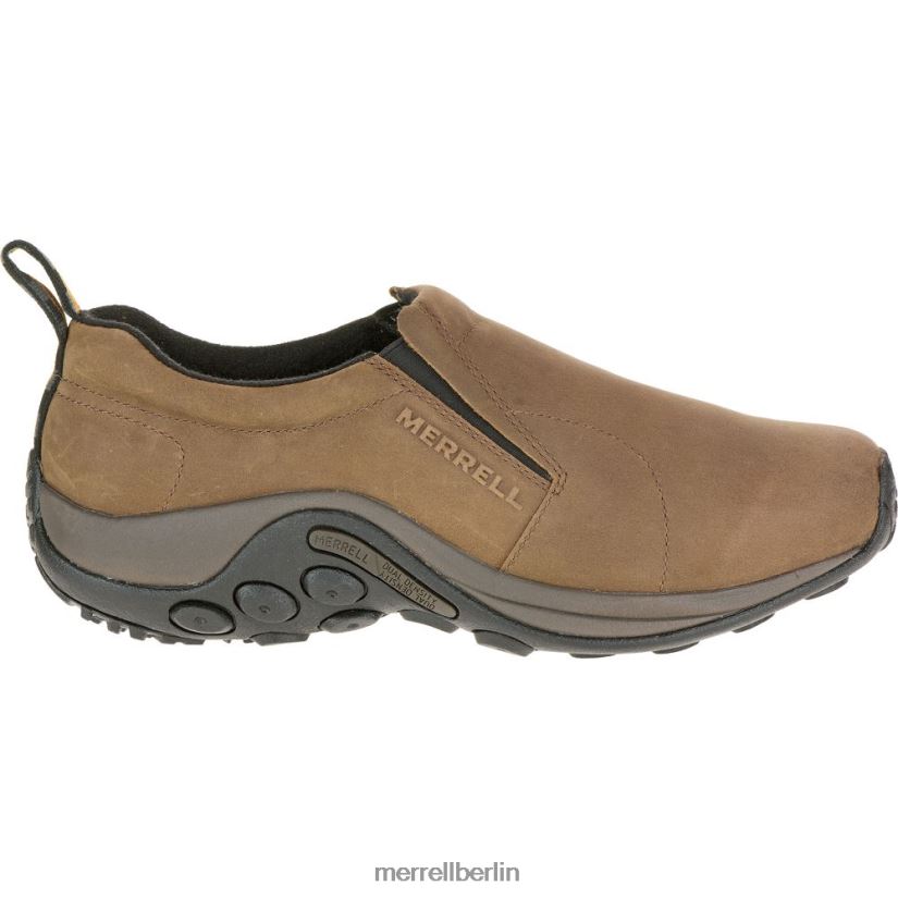 Männer Merrell braunes Nubuk Jungle Moc Nubuk breite Breite Schuhe PTTR4P307