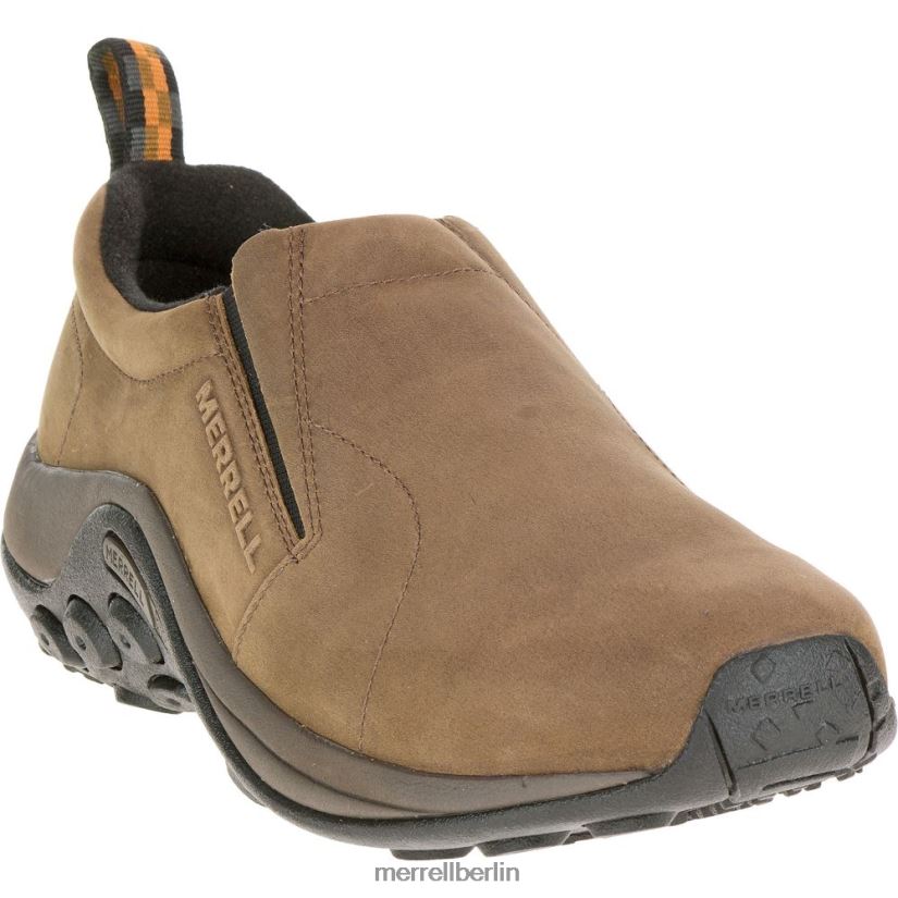 Männer Merrell braunes Nubuk Jungle Moc Nubuk breite Breite Schuhe PTTR4P307