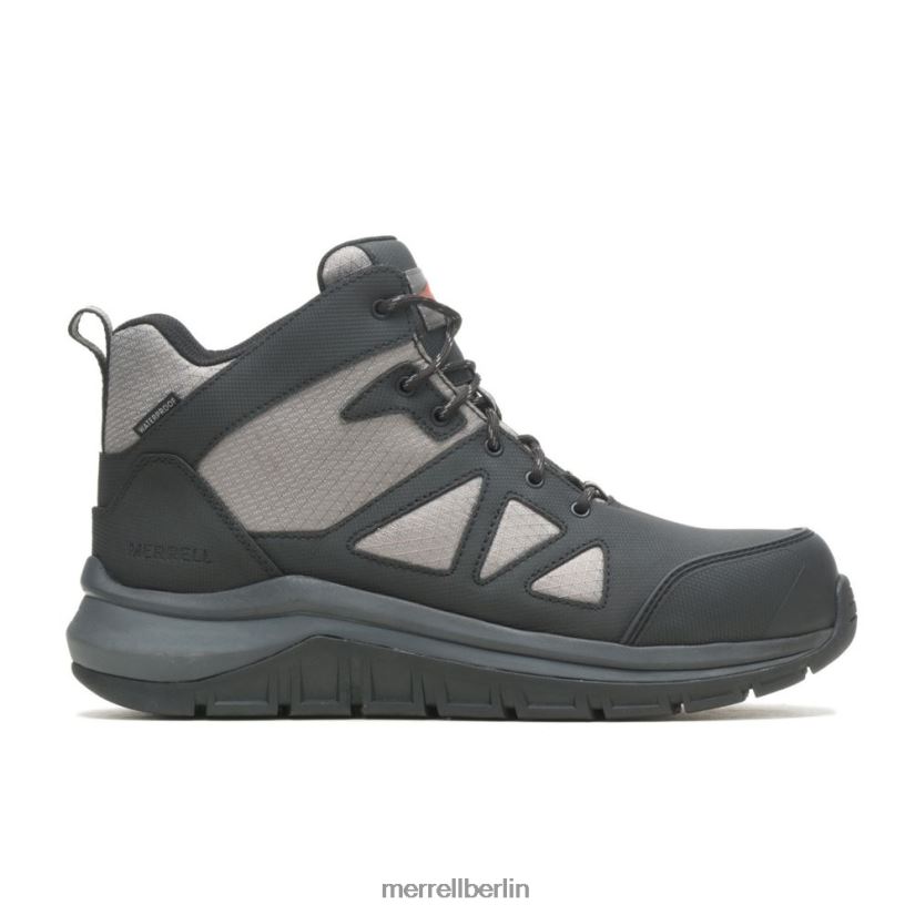 Männer Merrell schwarz/anthrazit Fullbench Speed ​​Mid wasserdicht vgl Schuhe PTTR4P689