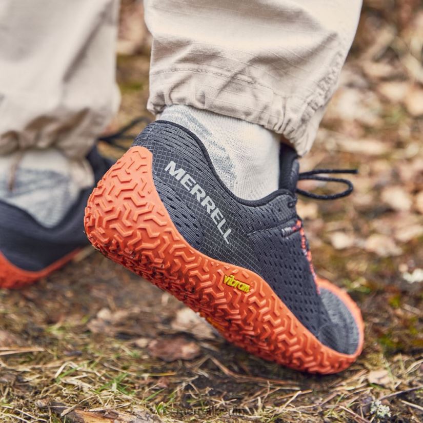 Männer Merrell Granit/Mandarine Dampfhandschuh 6 Schuhe PTTR4P198