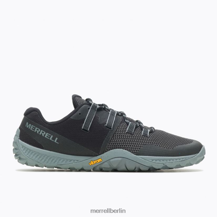 Männer Merrell Schwarz Trail-Handschuh 6 Schuhe PTTR4P409