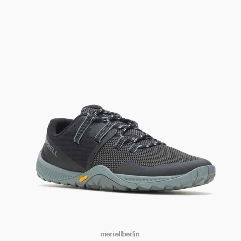 Männer Merrell Schwarz Trail-Handschuh 6 Schuhe PTTR4P409