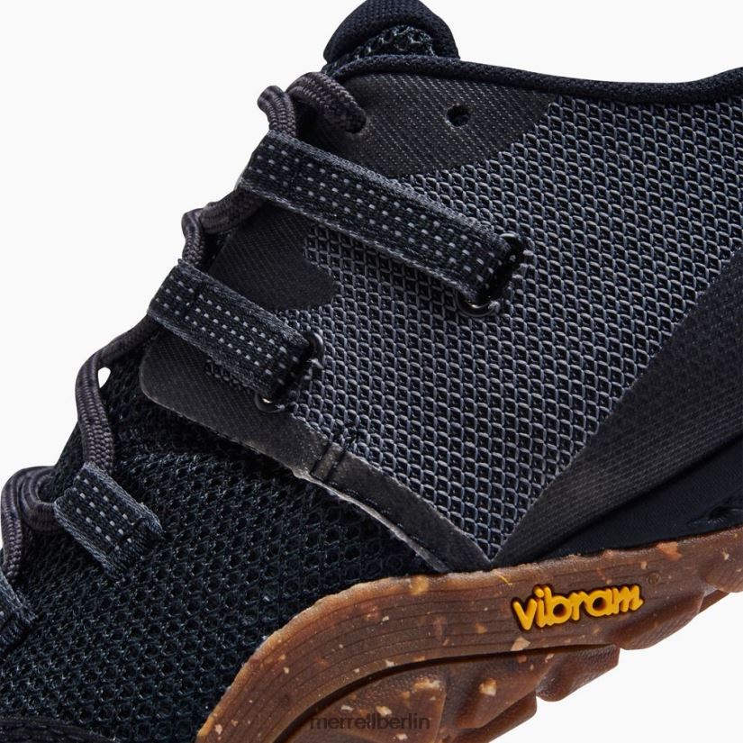 Männer Merrell schwarz/gummi Trail-Handschuh 6 Schuhe PTTR4P410