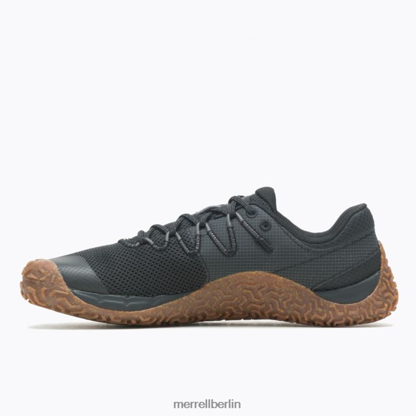 Männer Merrell schwarz/gummi Trail-Handschuh 7 Schuhe PTTR4P44
