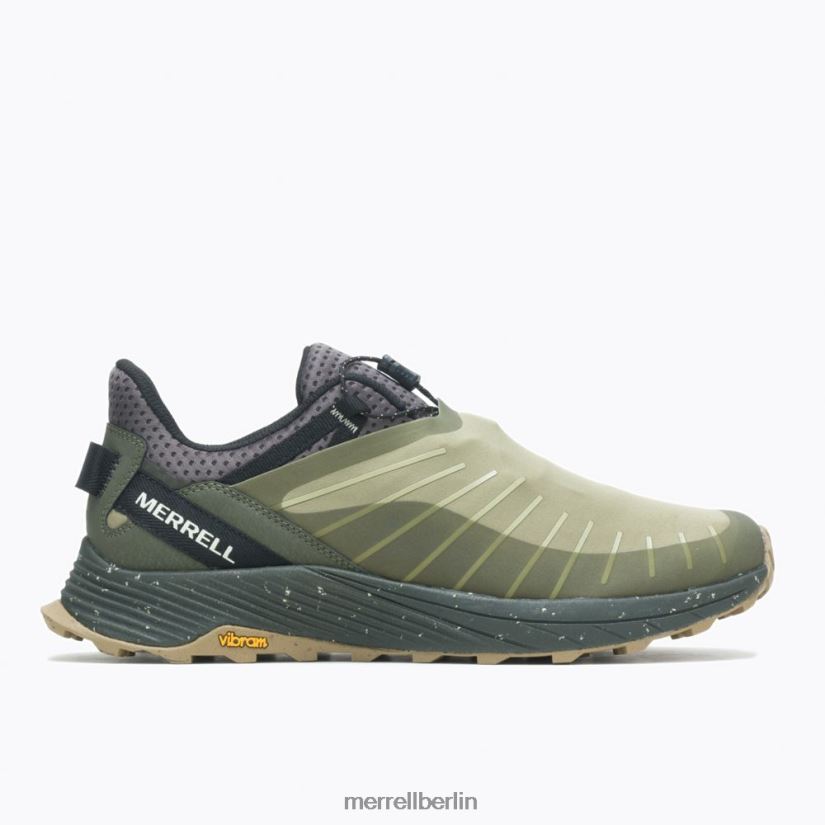 Männer Merrell Olive Einschiffen-Spitzenschild-Sneaker Schuhe PTTR4P49