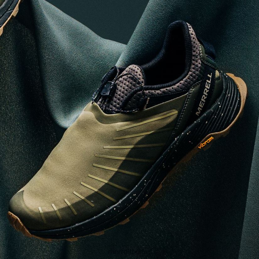 Männer Merrell Olive Einschiffen-Spitzenschild-Sneaker Schuhe PTTR4P49