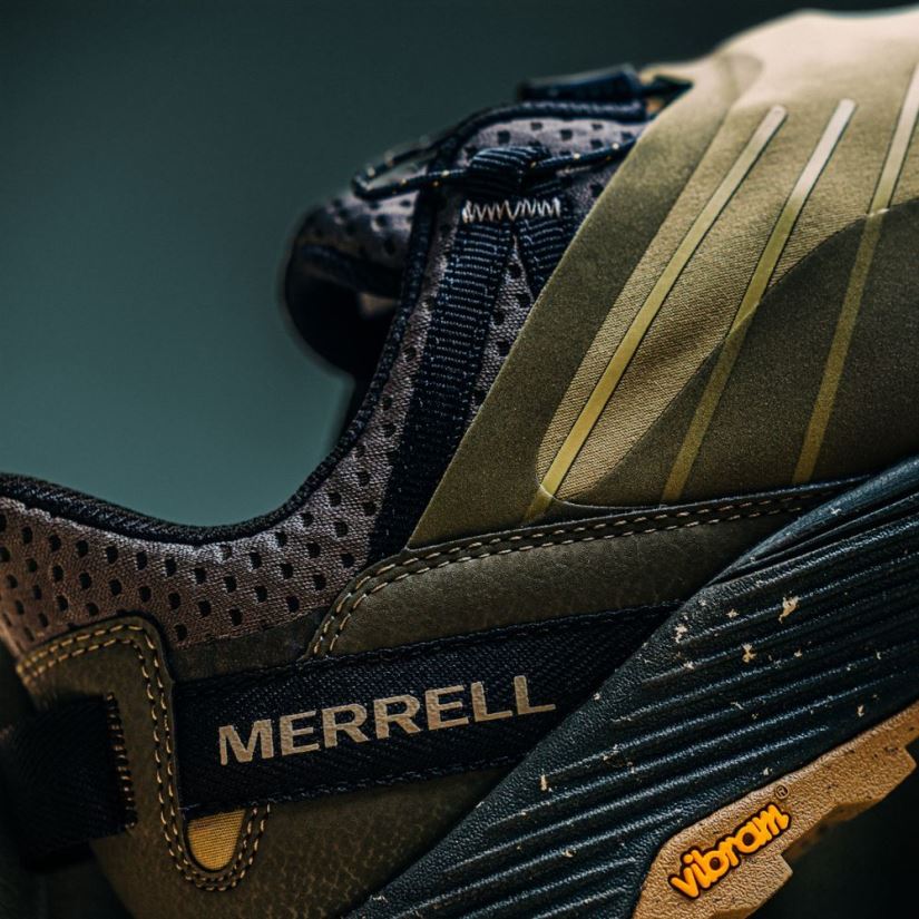 Männer Merrell Olive Einschiffen-Spitzenschild-Sneaker Schuhe PTTR4P49