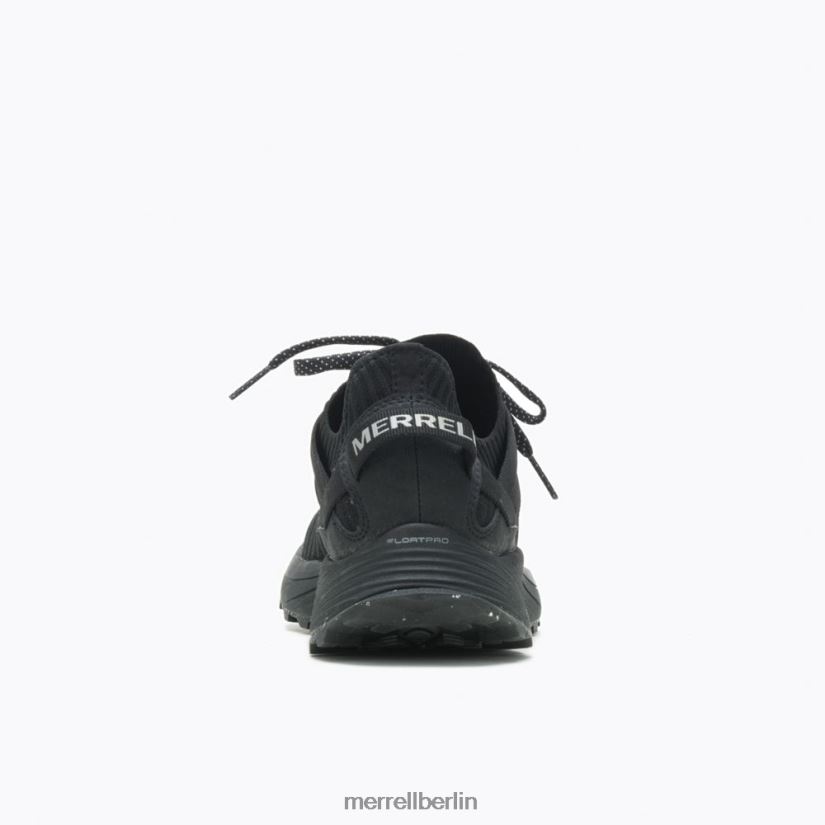 Männer Merrell Schwarz Einschiffen-Spitzen-Sneaker Schuhe PTTR4P65