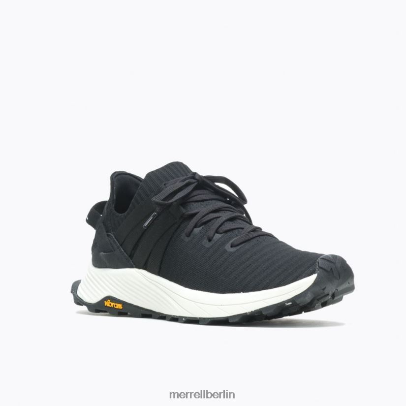 Männer Merrell Schwarz-Weiss Einschiffen-Spitzen-Sneaker Schuhe PTTR4P66