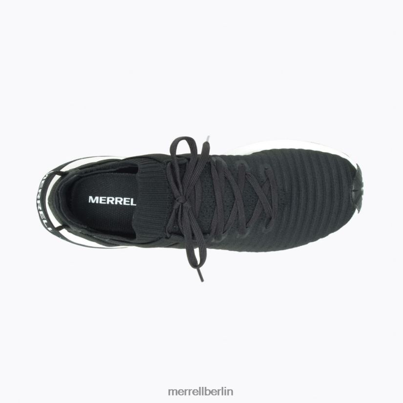Männer Merrell Schwarz-Weiss Einschiffen-Spitzen-Sneaker Schuhe PTTR4P66