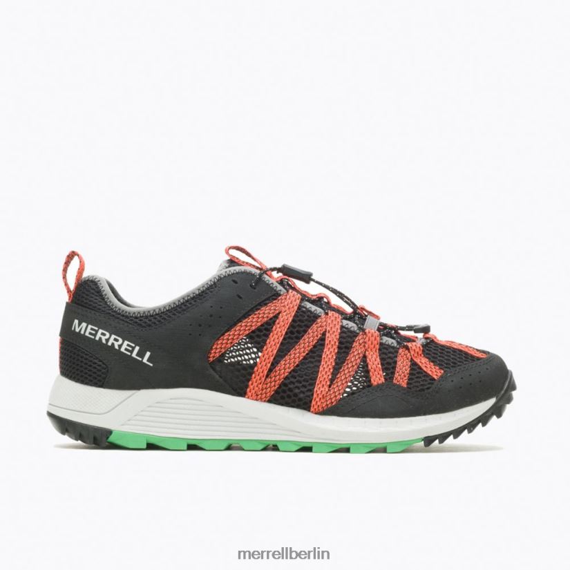 Männer Merrell schwarz/mandarine Wildwood-Aerosport Schuhe PTTR4P698