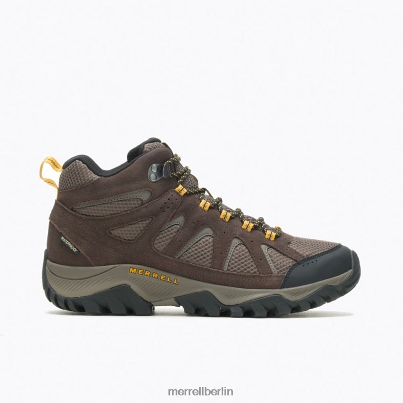 Männer Merrell Espresso Oakcreek Mid Waterproof Wide Wide Schuhe PTTR4P604