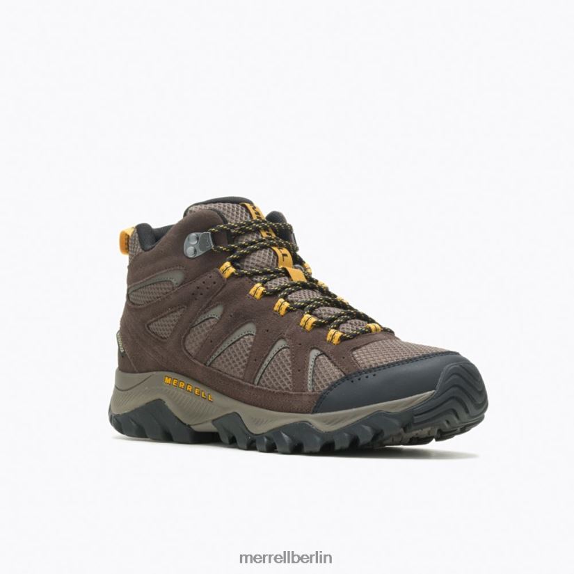 Männer Merrell Espresso Oakcreek Mid Waterproof Wide Wide Schuhe PTTR4P604