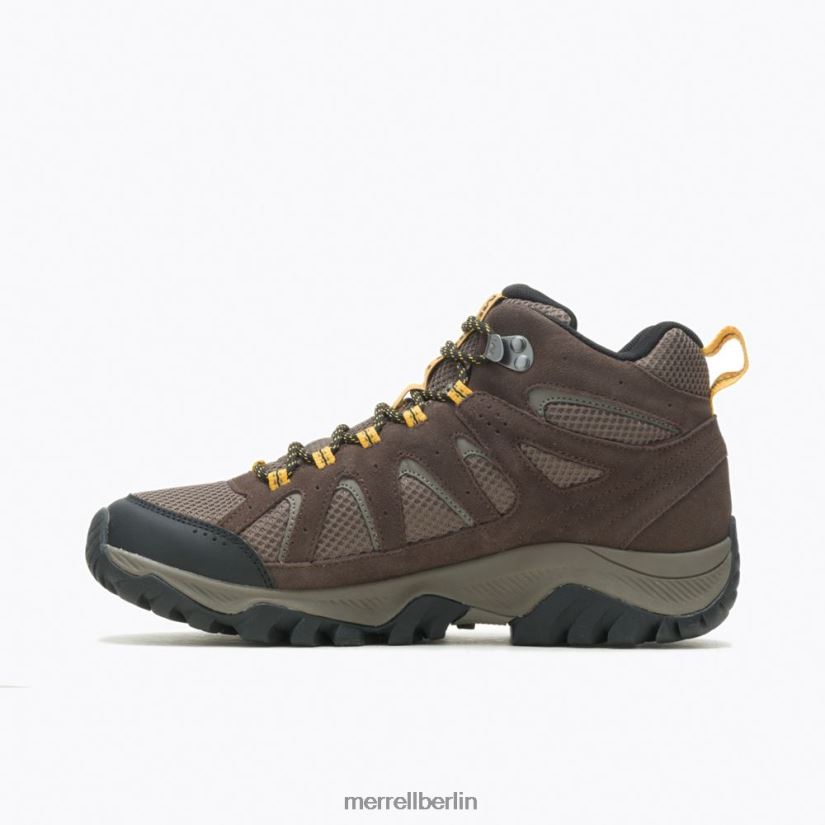 Männer Merrell Espresso Oakcreek Mid Waterproof Wide Wide Schuhe PTTR4P604