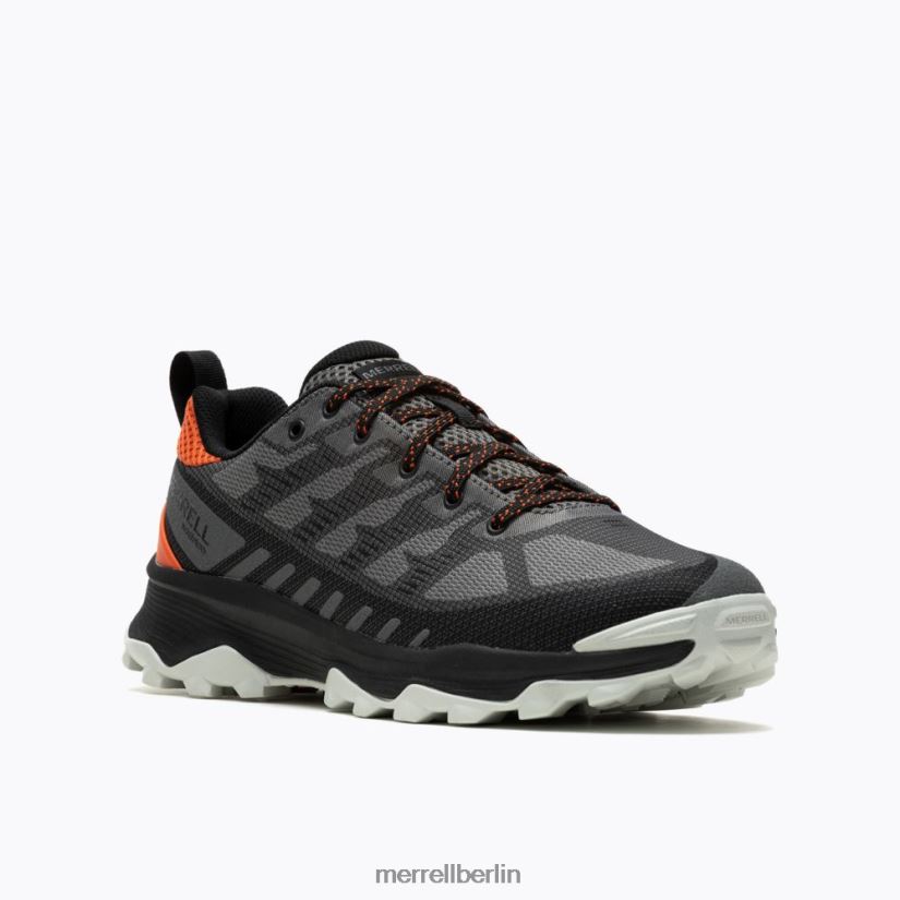 Männer Merrell Holzkohle/Mandarine Speed ​​Eco wasserdicht Schuhe PTTR4P73
