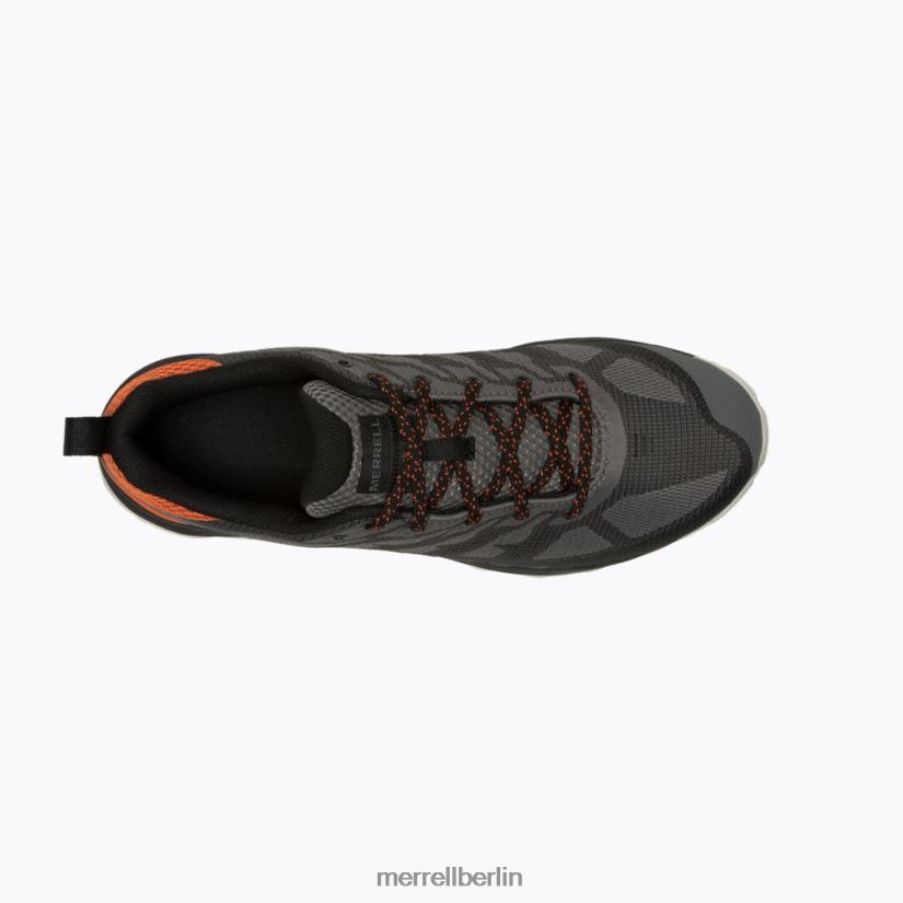 Männer Merrell Holzkohle/Mandarine Speed ​​Eco wasserdicht Schuhe PTTR4P73