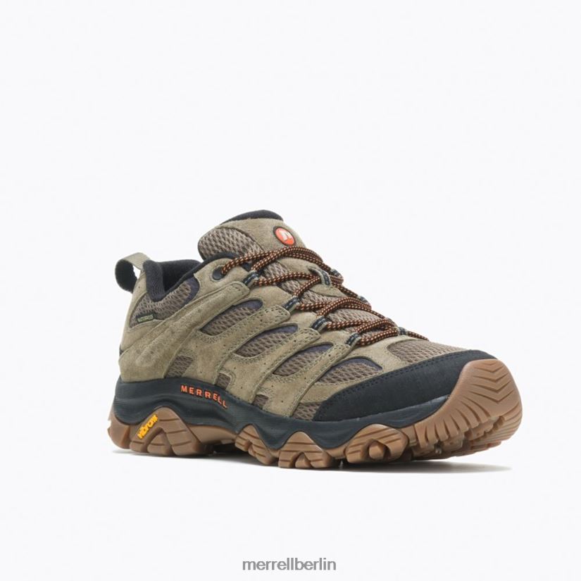 Männer Merrell Olive/Gummi Moab 3 wasserdicht Schuhe PTTR4P76