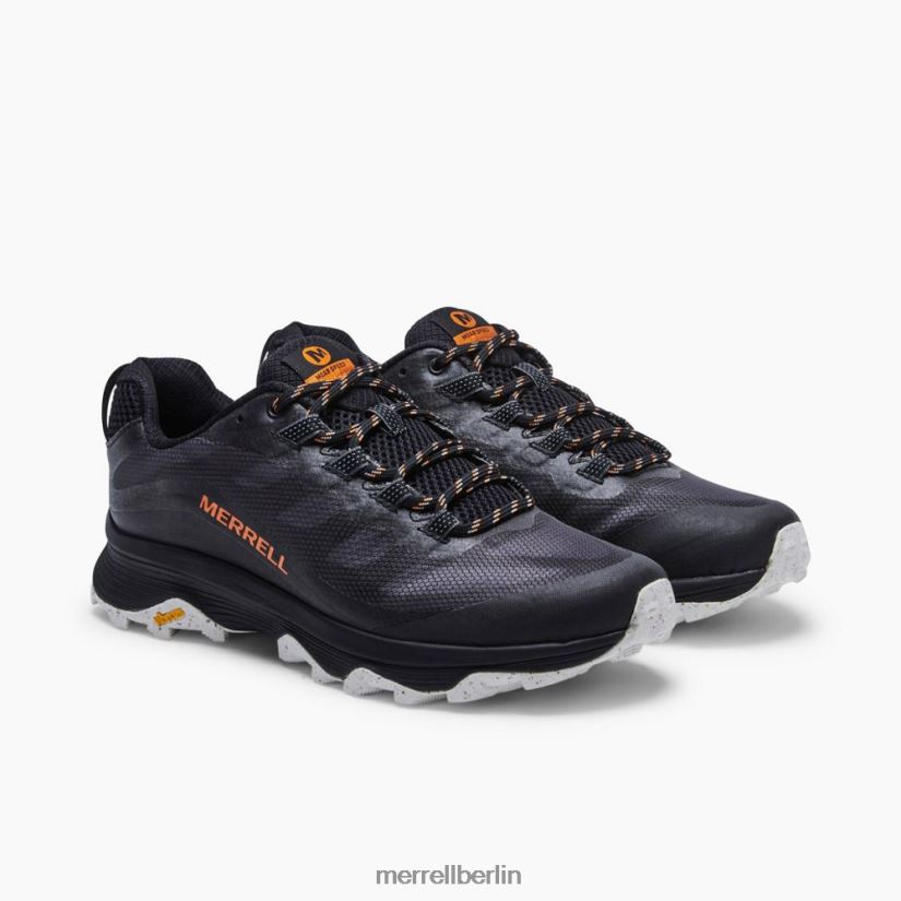 Männer Merrell Schwarz Moab-Geschwindigkeit Schuhe PTTR4P513