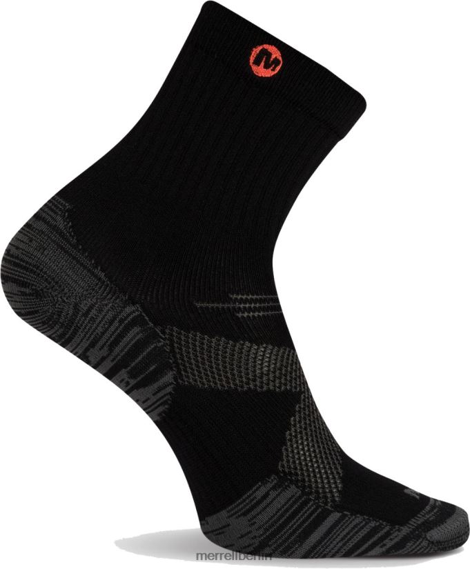 unisex Merrell Schwarz Bare-Access-Mid-Crew-Socke Zubehör PTTR4P756