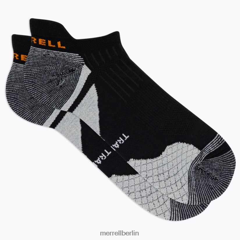 unisex Merrell Schwarz Kissen-Trail-Runner-Tab-Socke Zubehör PTTR4P417