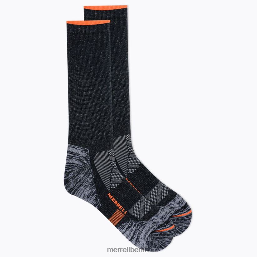 unisex Merrell Schwarz Thermo-Trailrun-Crew-Socke Zubehör PTTR4P485