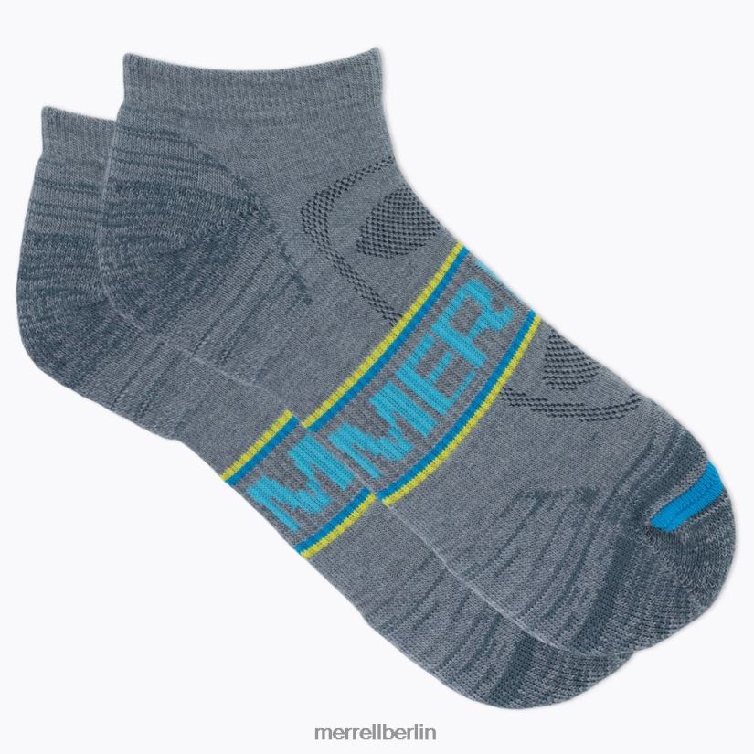 unisex Merrell blau-multi Niedrig geschnittene Wandersocke mit Zoneneinteilung Zubehör PTTR4P524