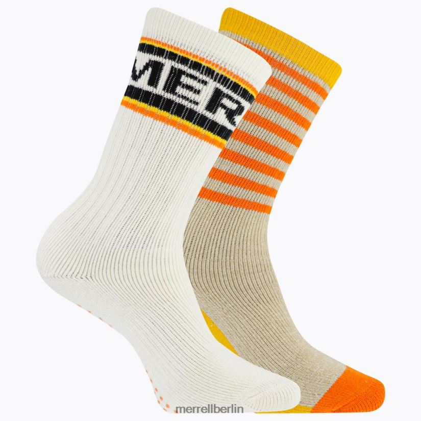 unisex Merrell orange Gebürstete Crew-Socken im 2er-Pack Zubehör PTTR4P1470