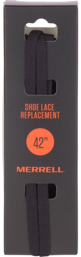 unisex Merrell Schwarz flache Schnürsenkel Zubehör PTTR4P338